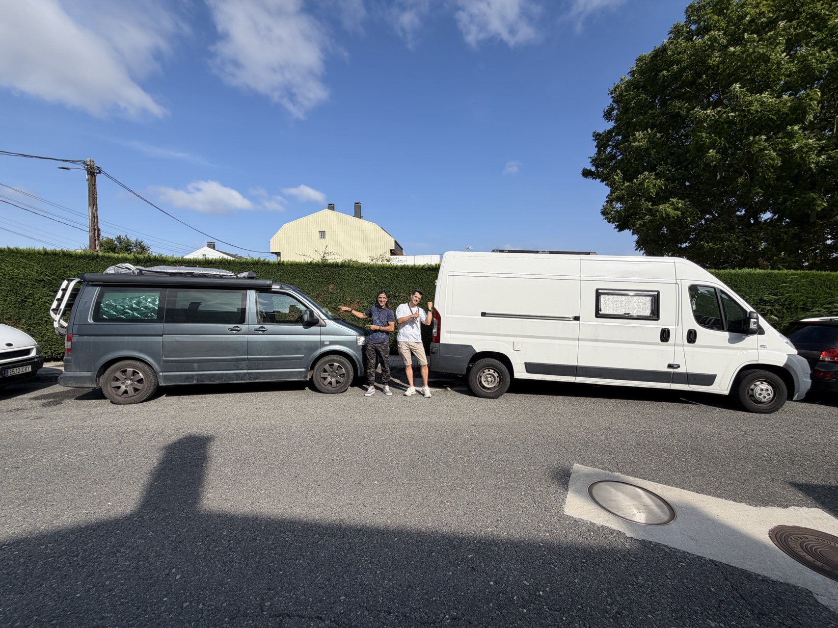 Visit from a vanlife workmate